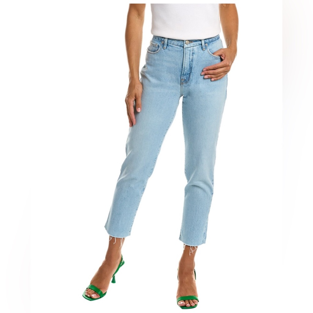 GOOD AMERICAN The Weekender Indigo Boyfriend Jean